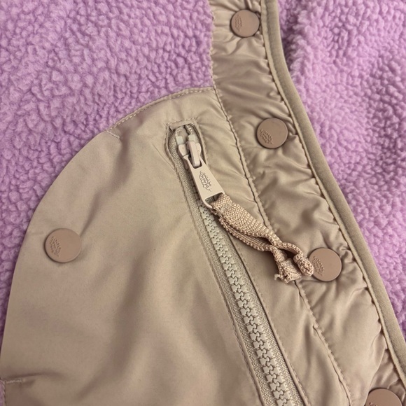 Free People Movement Hit The Slopes Pullover Bubble Tea Size Medium - Picture 9 of 15